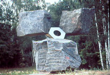Stone Sculpture - CLOUD HANDS